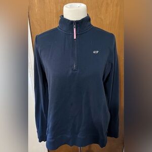 Cheap Vineyard Vines half zip!!! Size L. Navy Blue.
